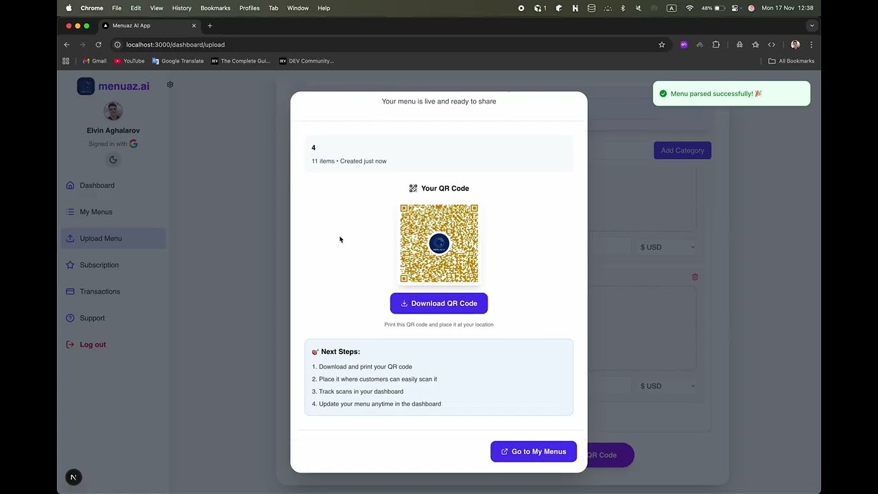 Menyo AI screenshot 1
