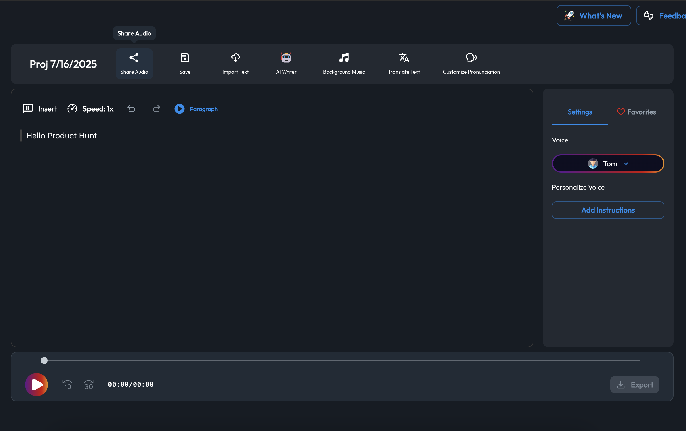 Acoust AI screenshot 3