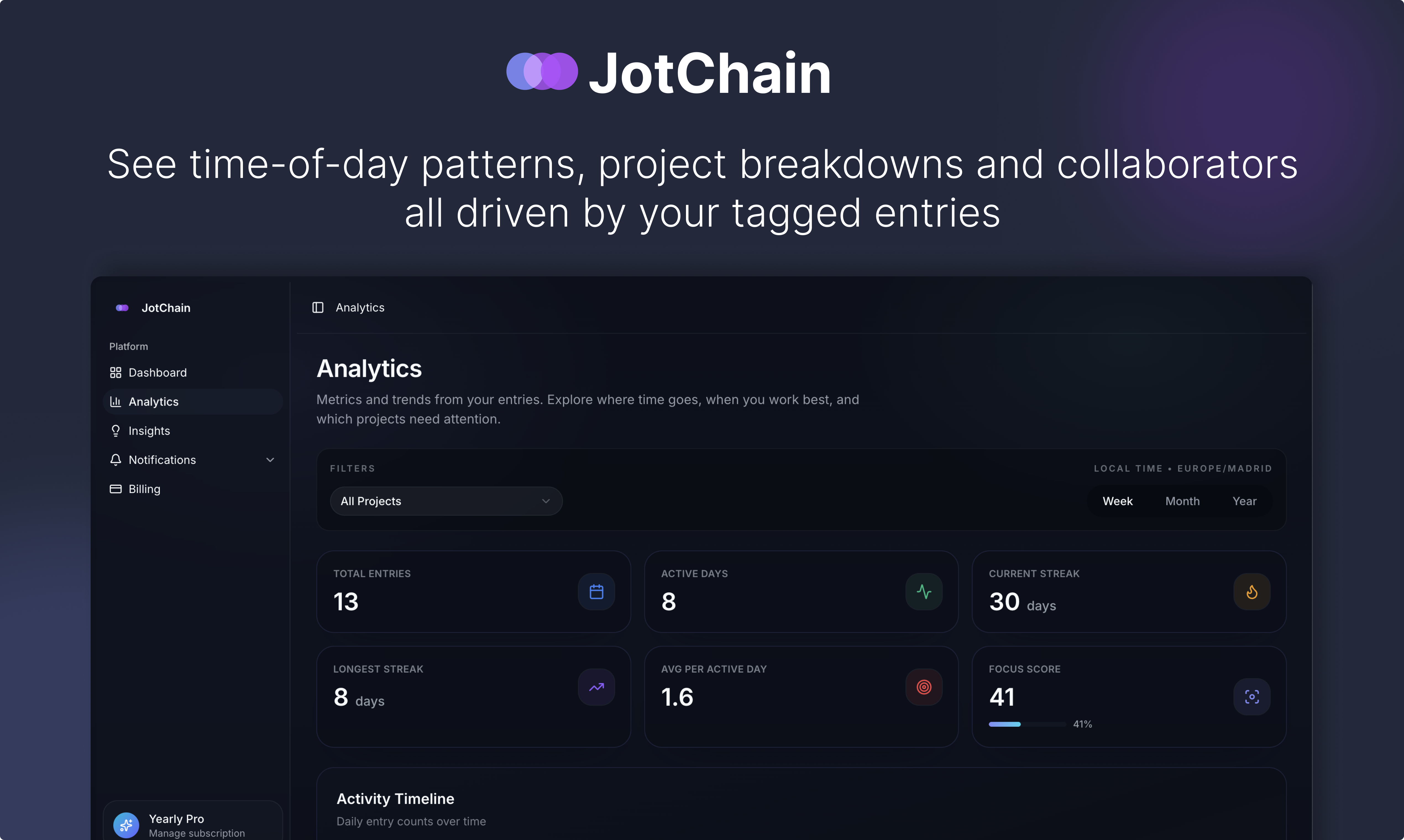JotChain screenshot 4
