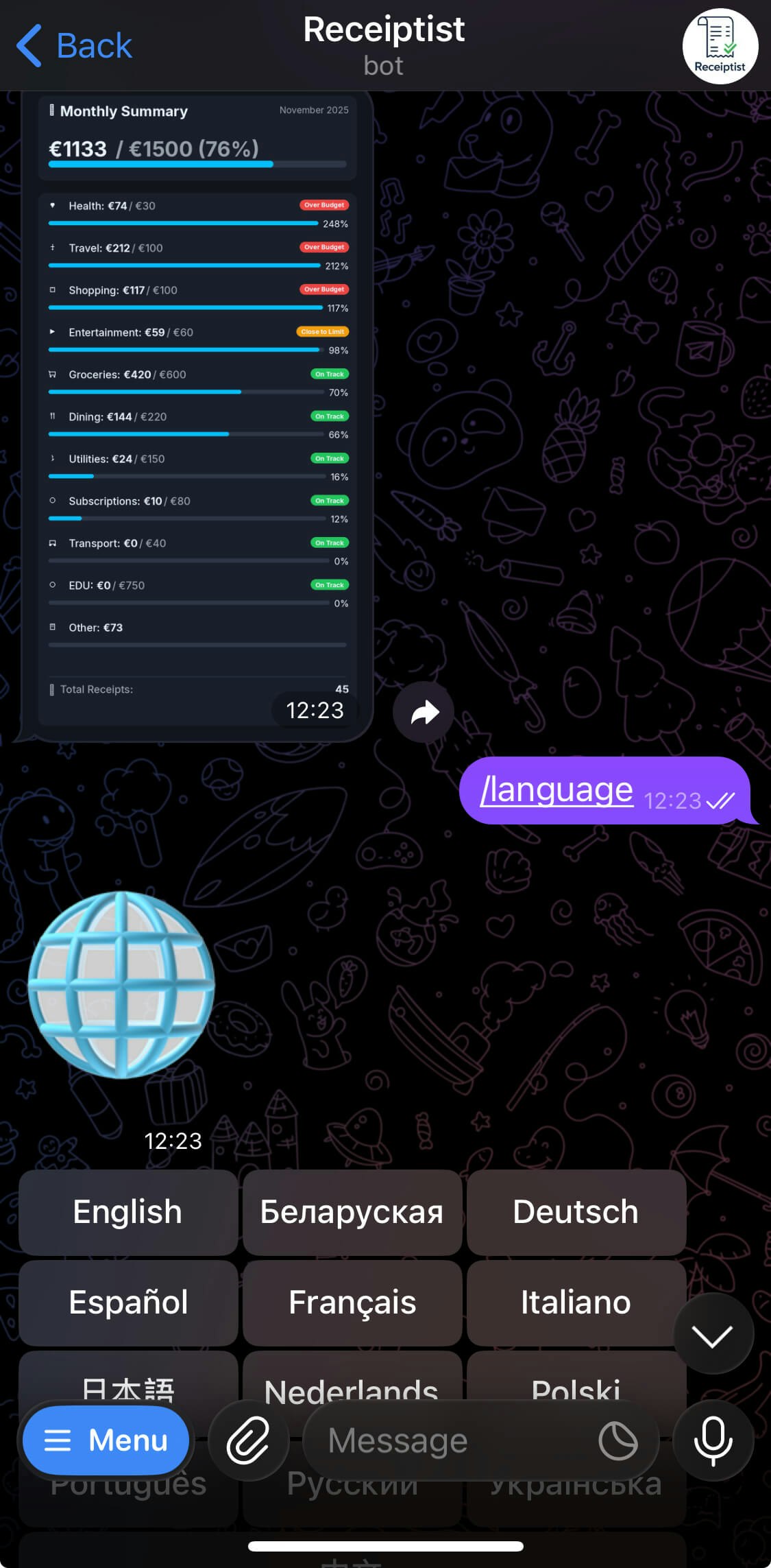 Receiptist screenshot 2
