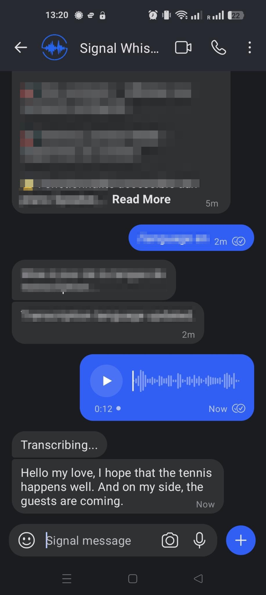 SignalWhisperBot screenshot 4