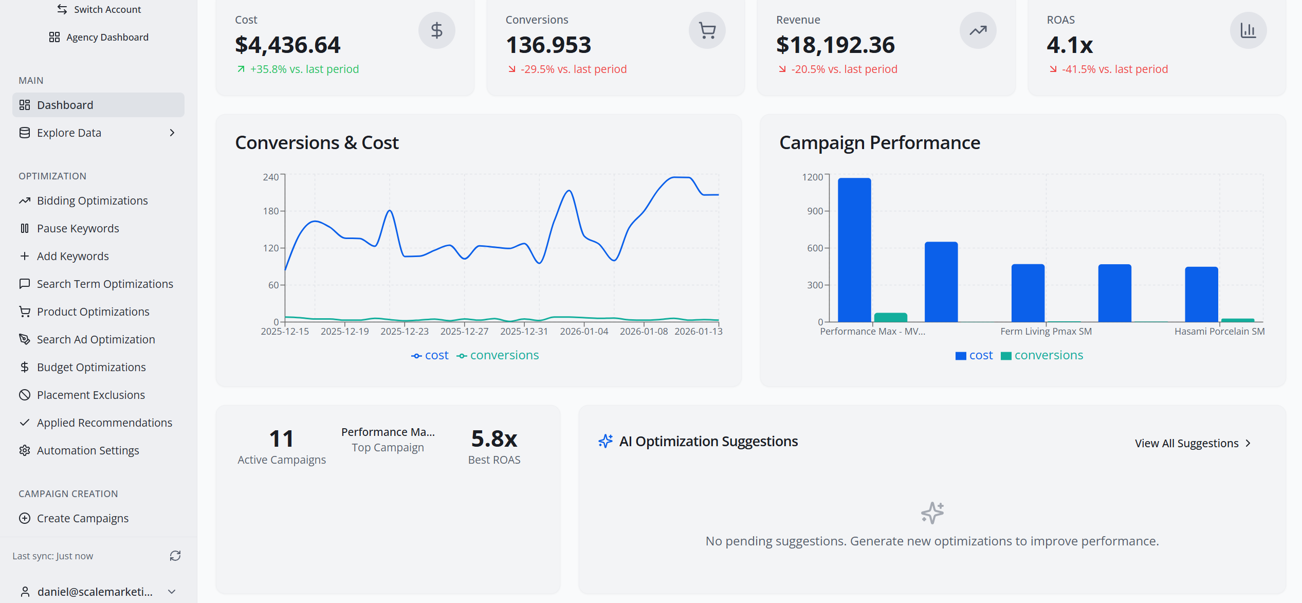 Agency-Level Google Ads Results With AI screenshot 4