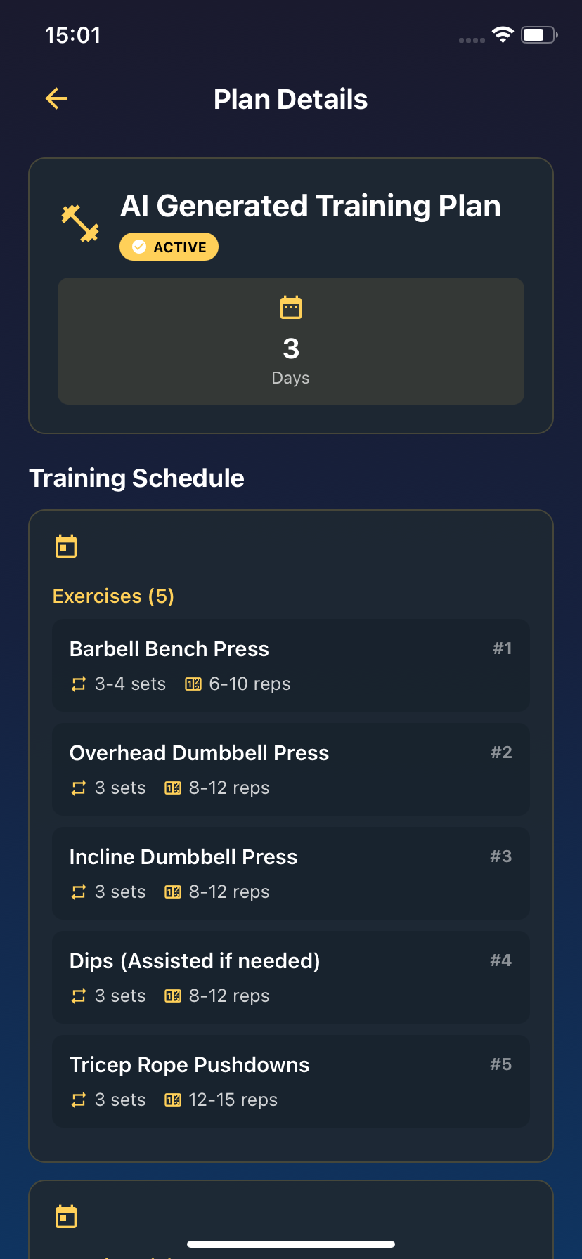 SensAI.PT - AI personal trainer screenshot 2