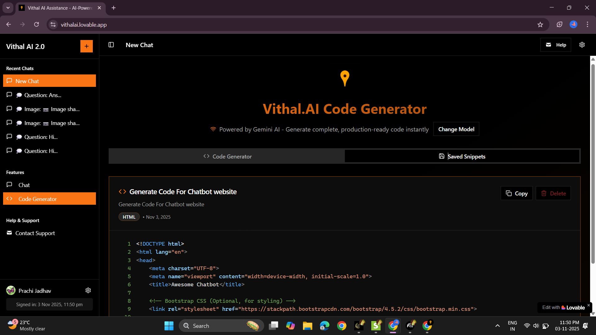 Vithal.Ai screenshot 5