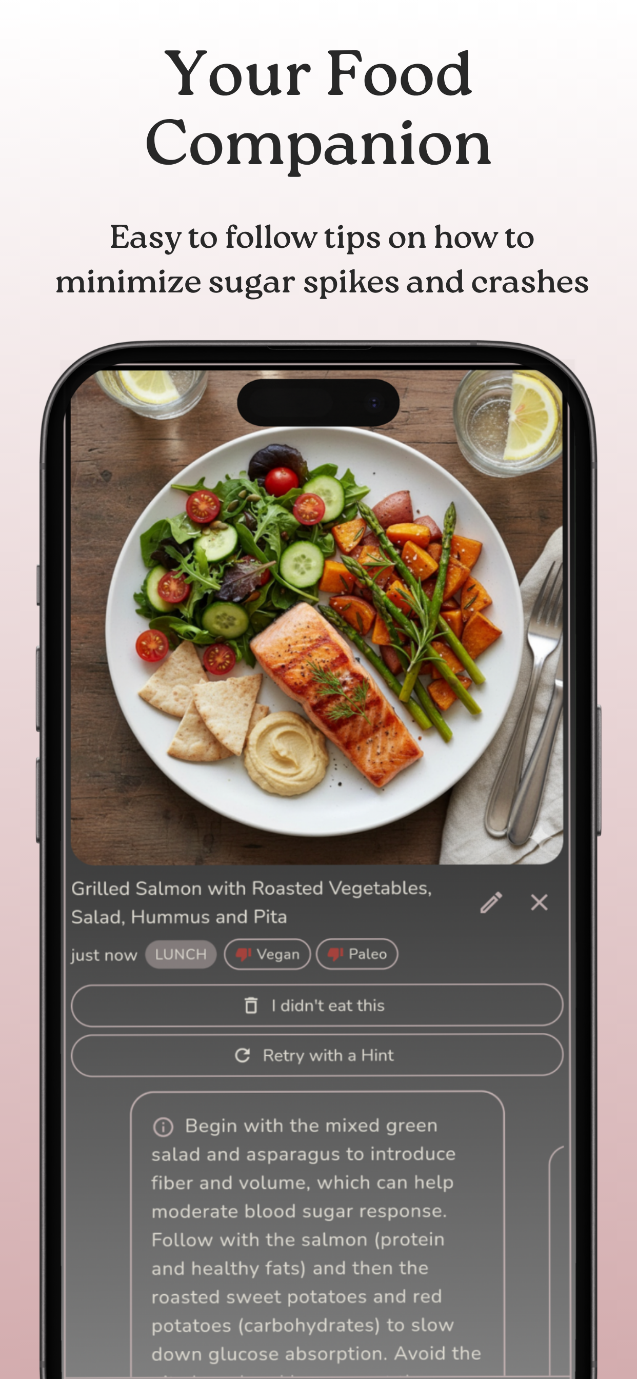 Manna Food & Glucose Tracker screenshot 8