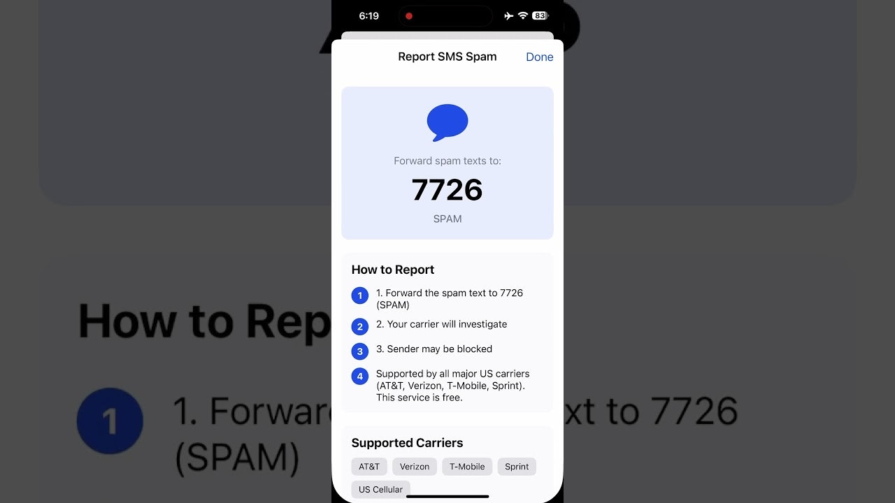 SMS Spam Armor screenshot 1