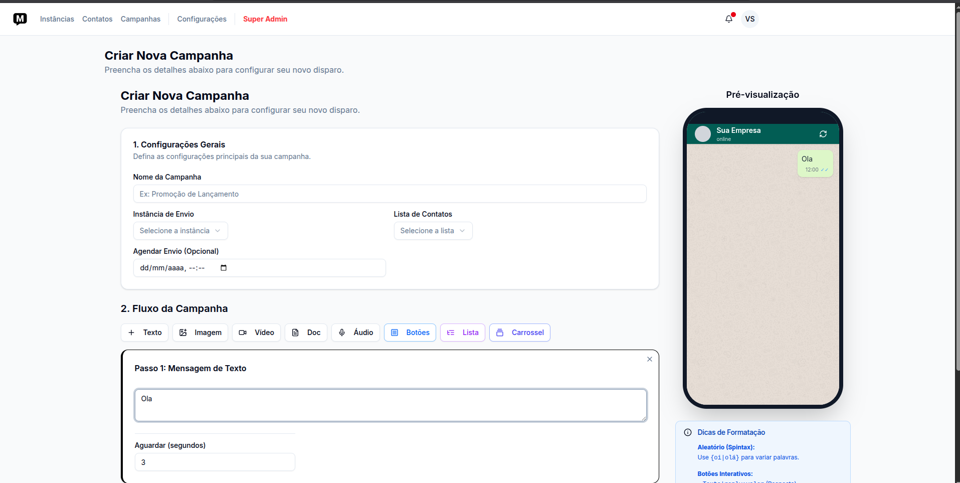 MsgFlow screenshot 2