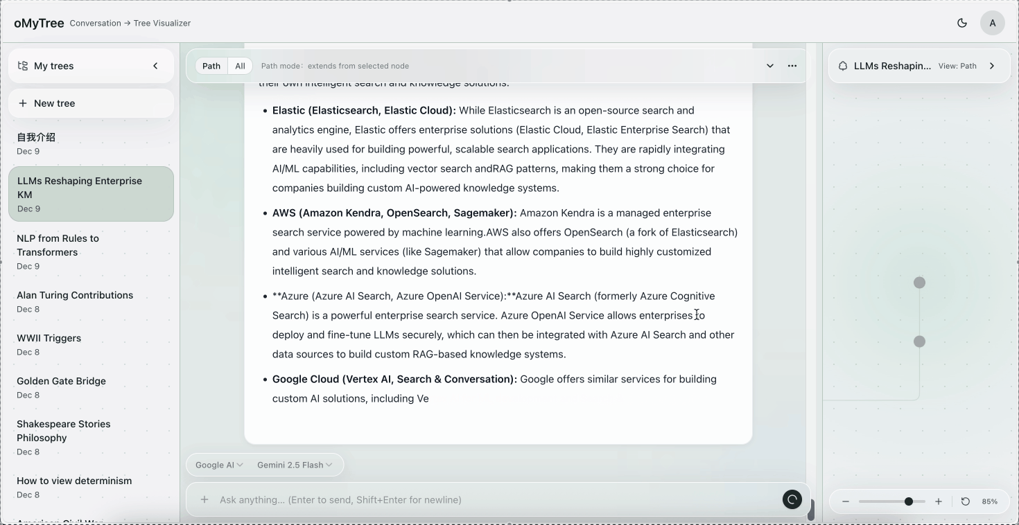 oMyTree screenshot 4