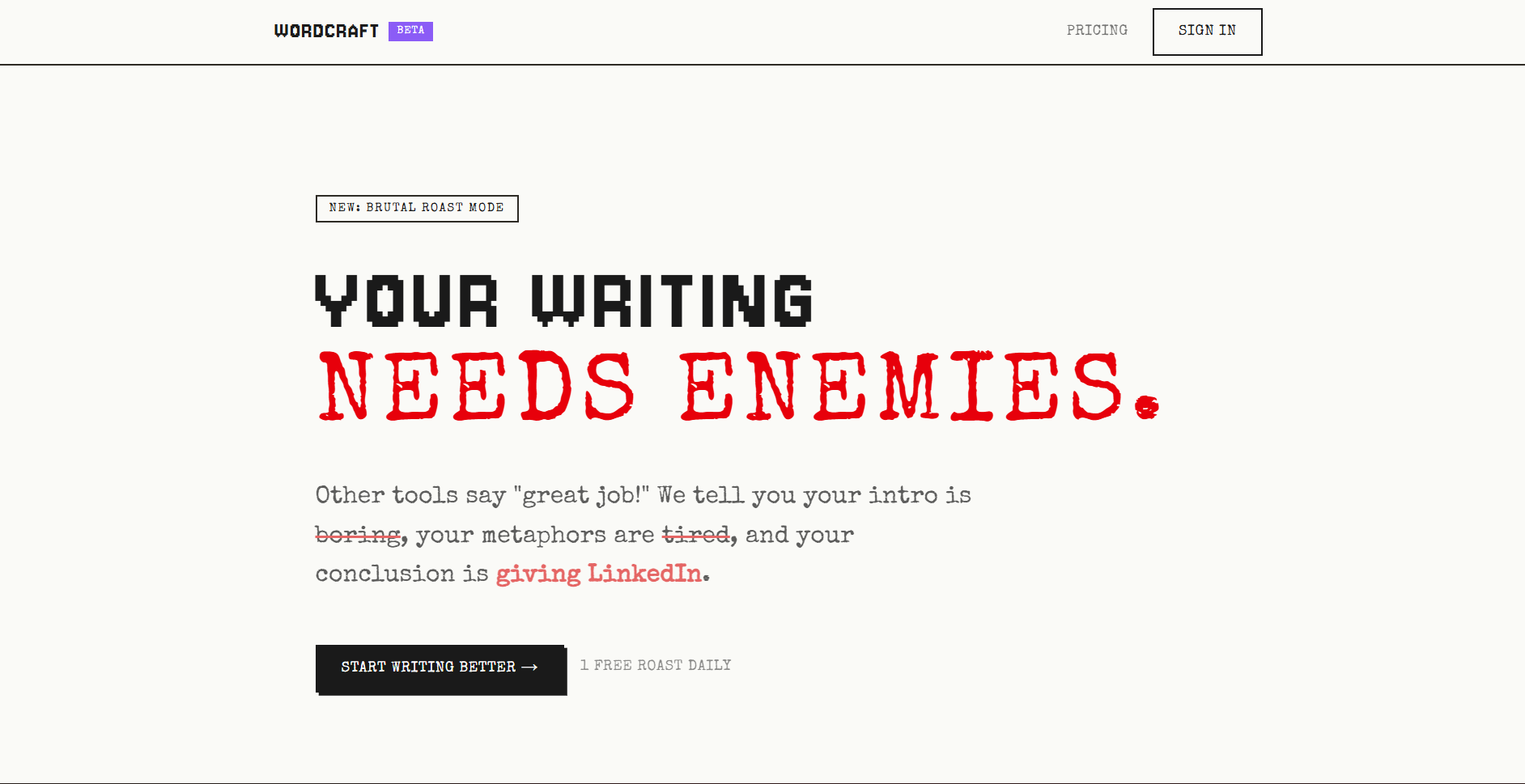 Wordcraft screenshot 2