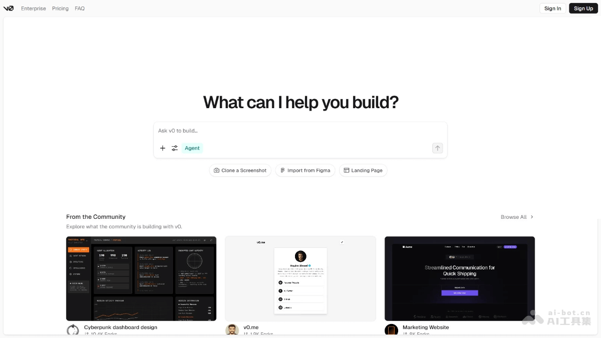 v0.app screenshot 1