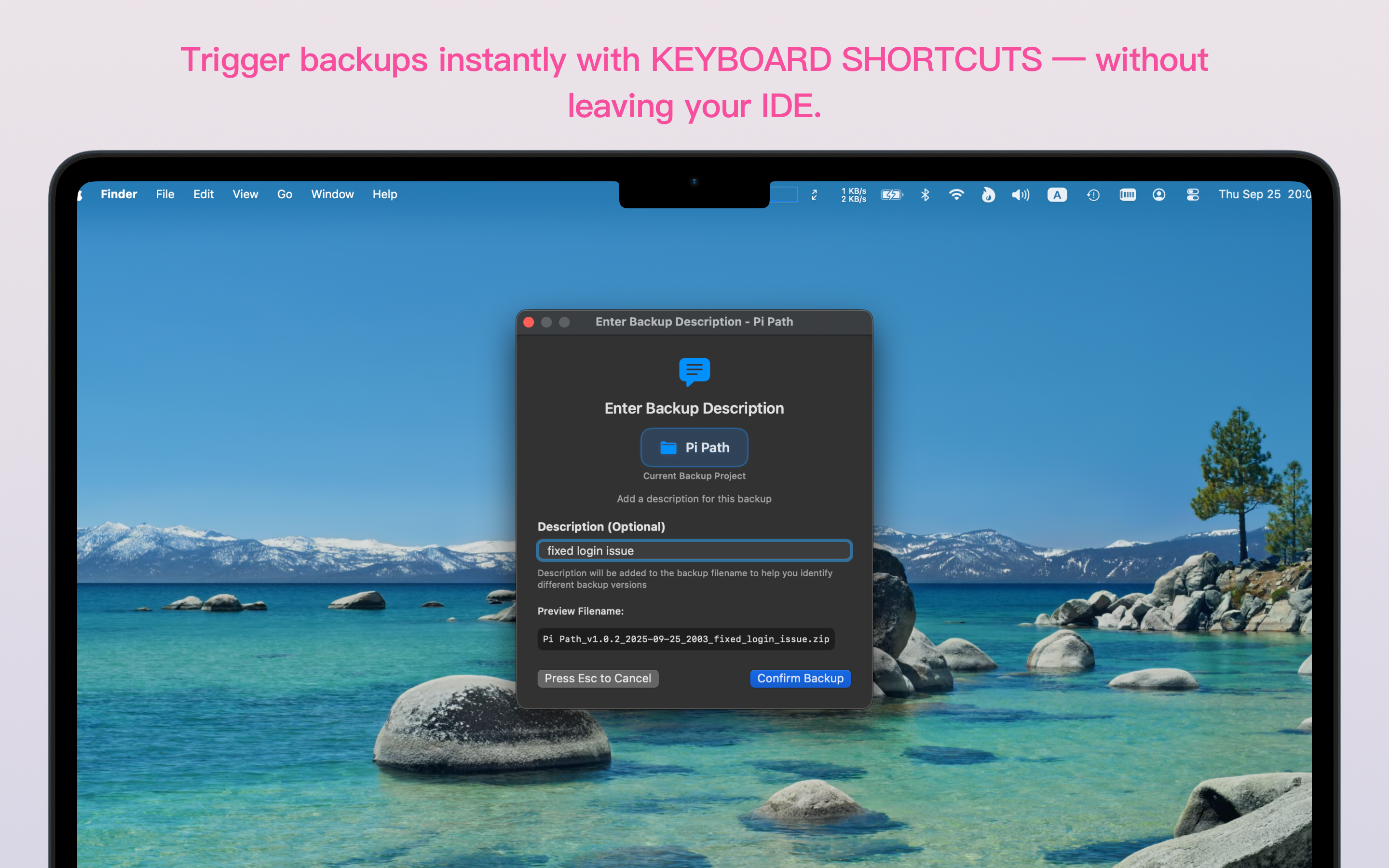Vibe Backup screenshot 2