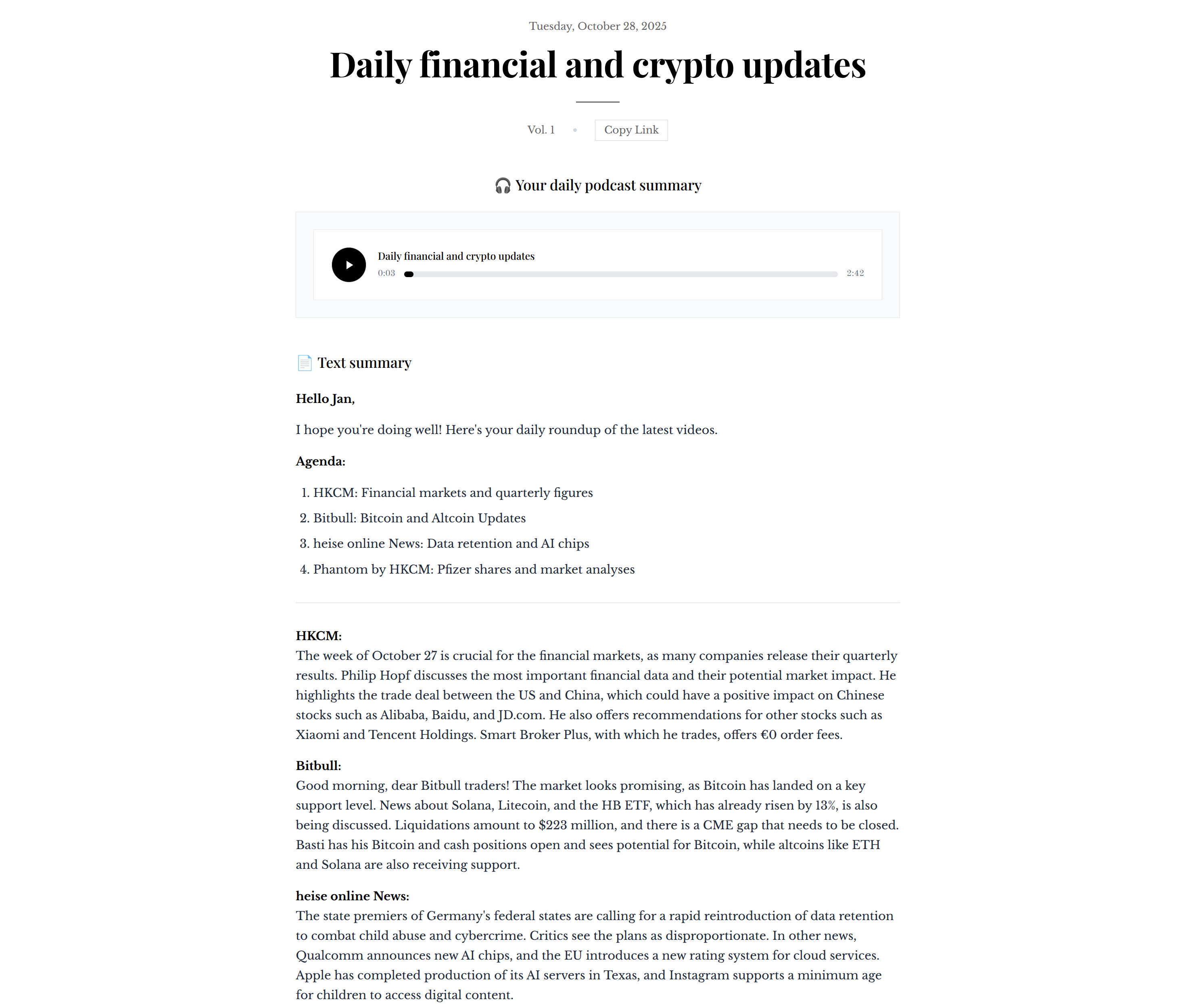 Summify.News screenshot 4