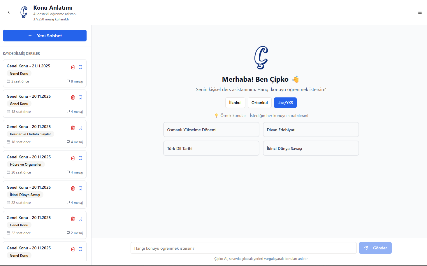 ÇipkoTest screenshot 1