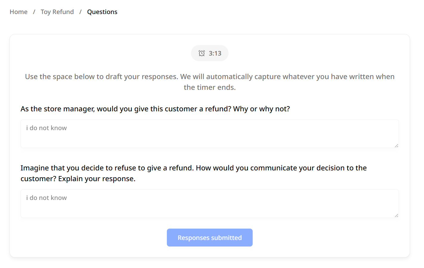 Casper Practice Test screenshot 2