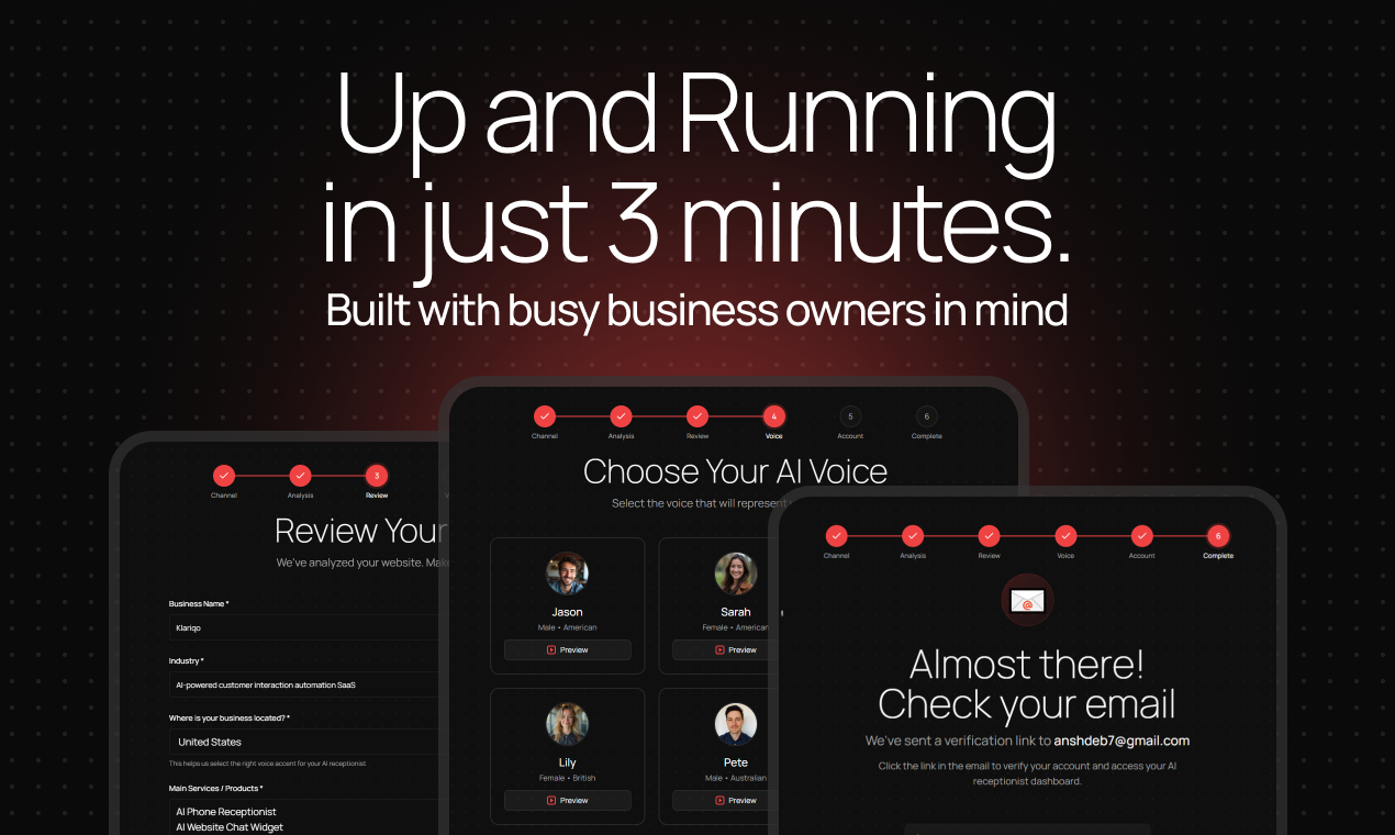 Klariqo AI Voice Assistants screenshot 3