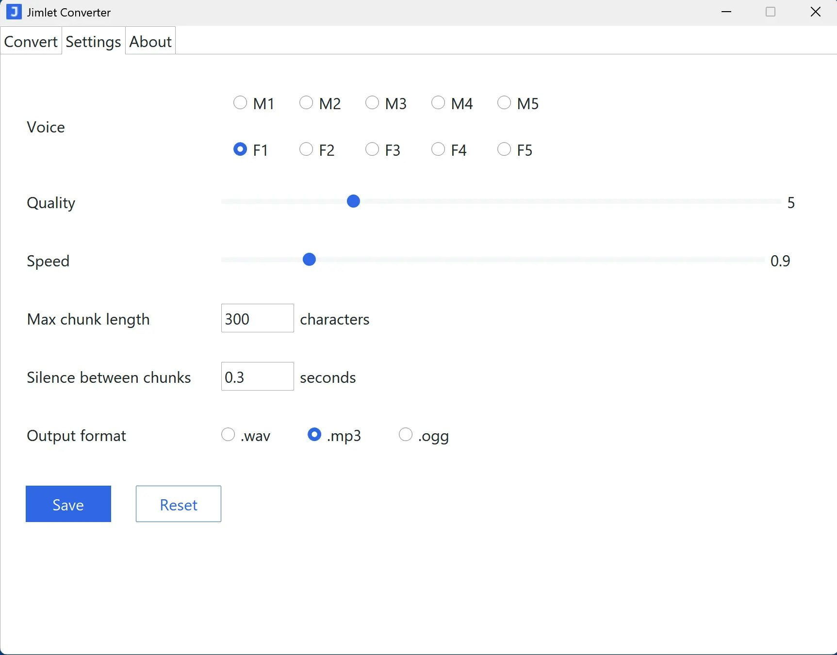 Jimlet TTS Converter screenshot 2