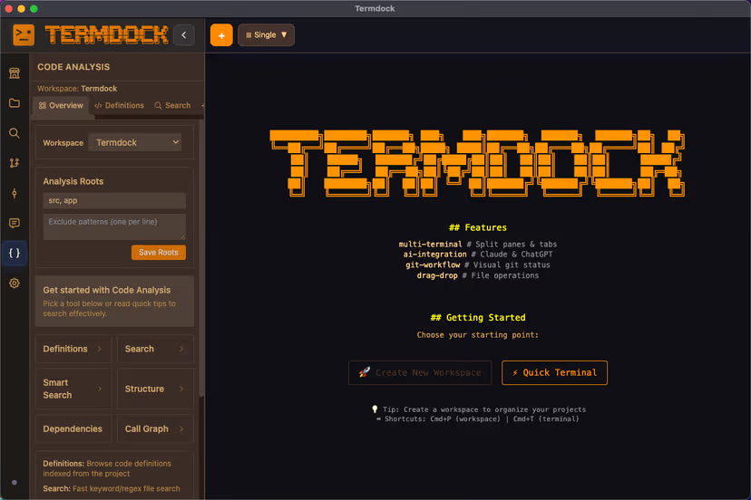 Termdock screenshot 2