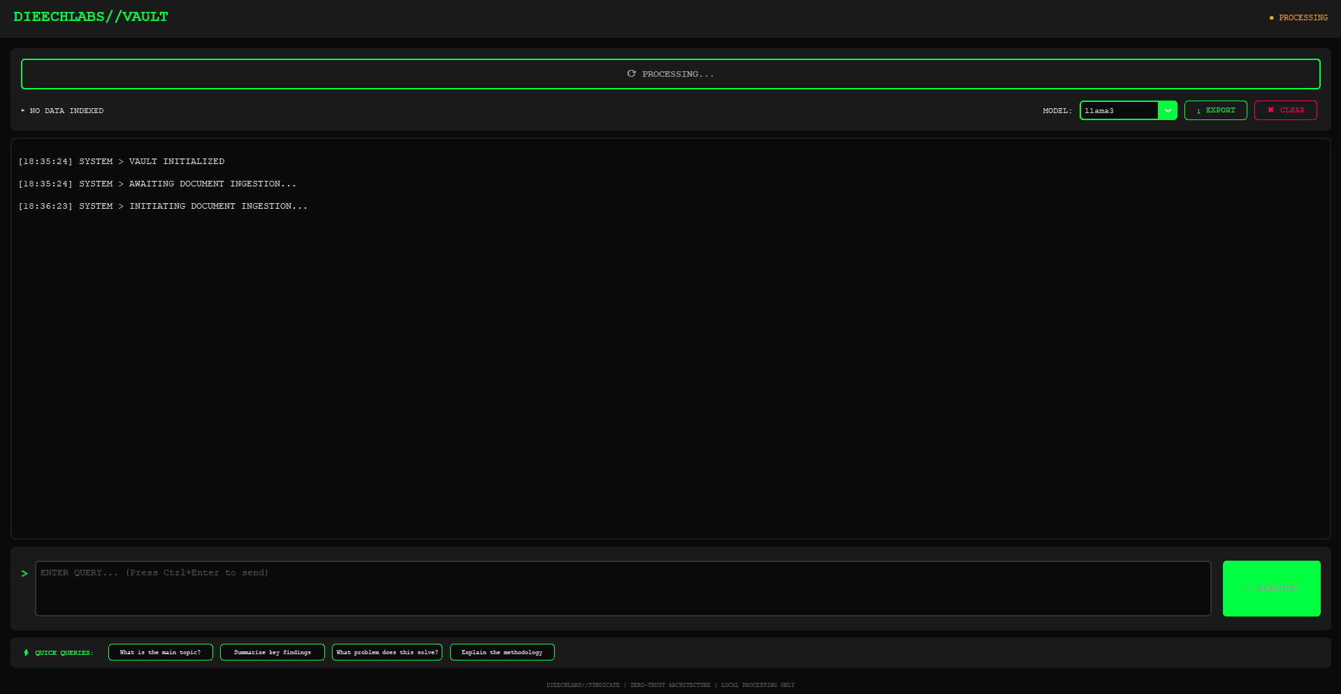 Zero-Trust Document Intelligence screenshot 3