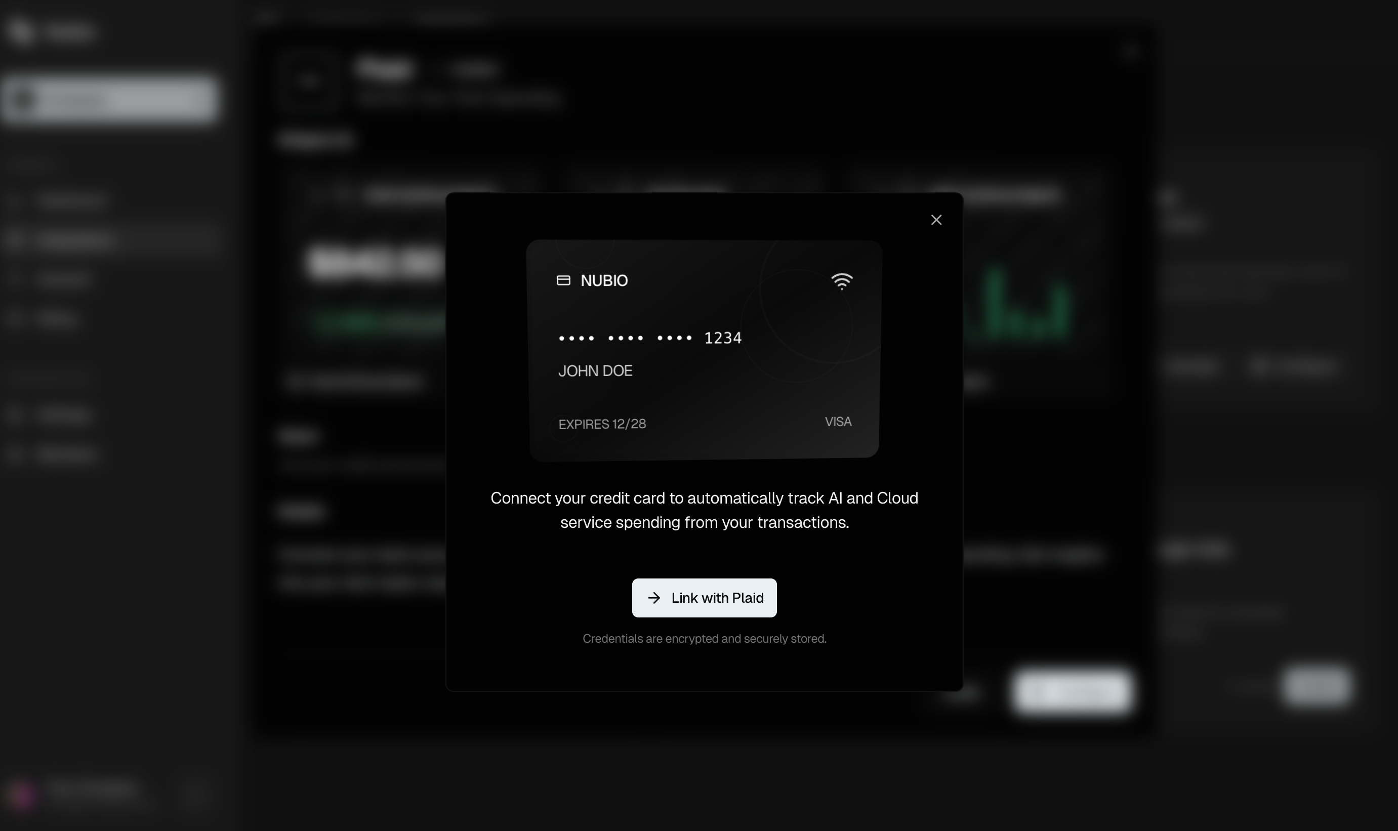 Nubio – The founder's dashboard. screenshot 5