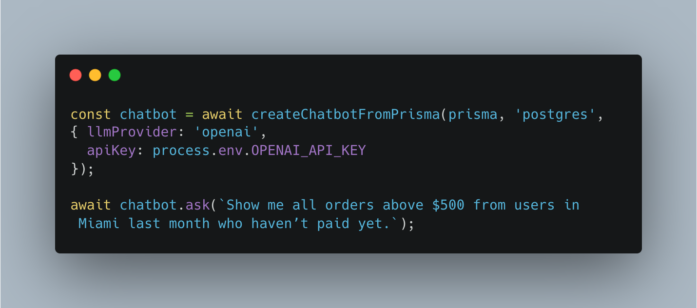 text-db-query-ai screenshot 1