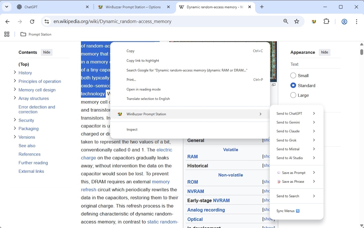 Winbuzzer Prompt Station screenshot 5