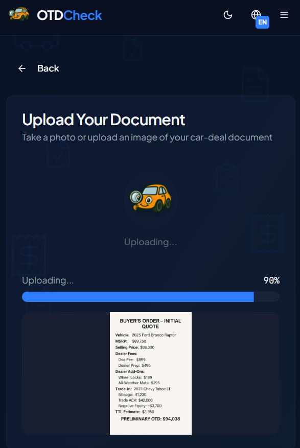 OTDCheck screenshot 3
