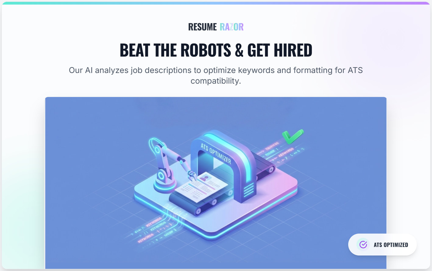 Resume Razor screenshot 2