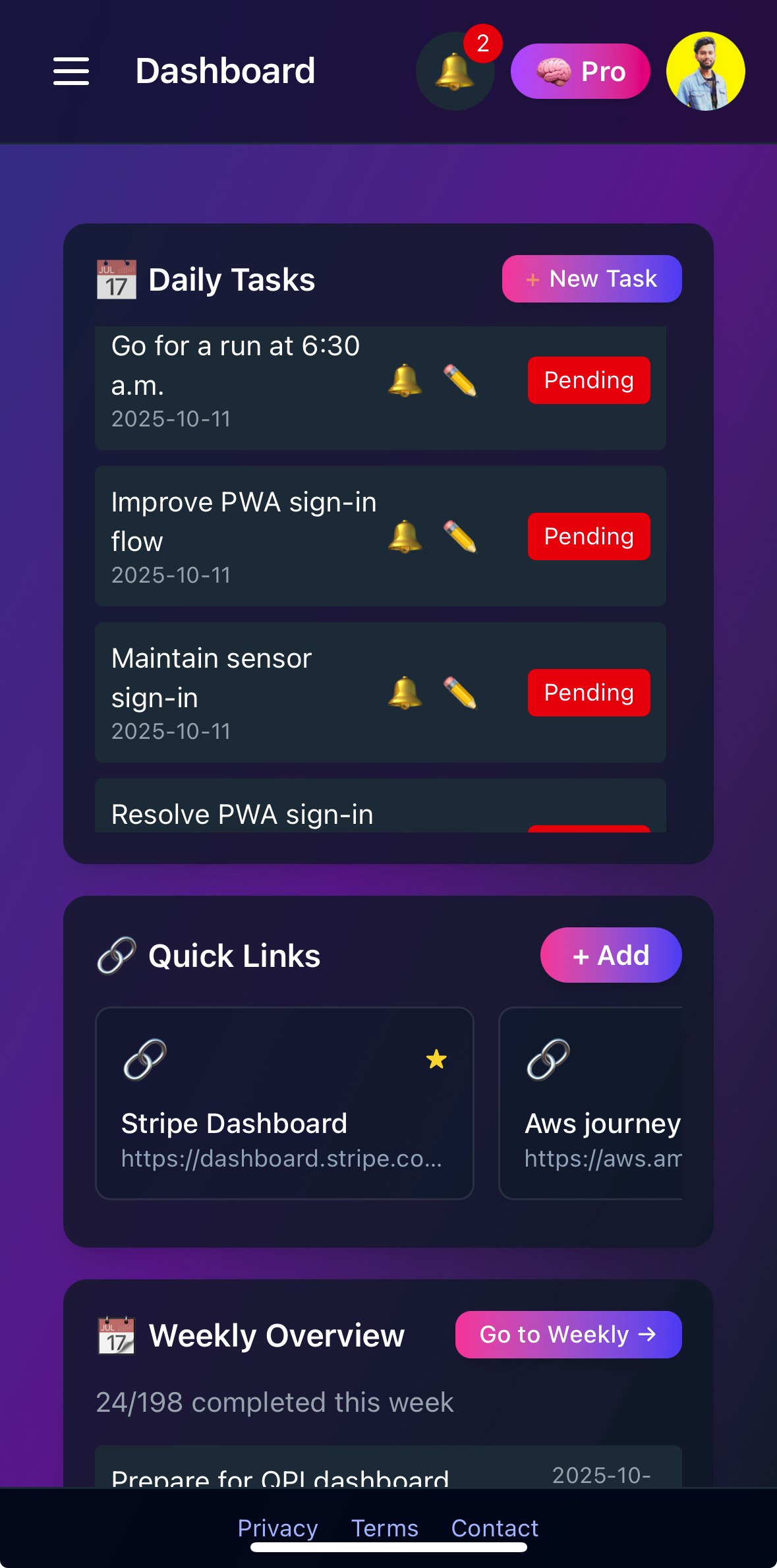 PlanCraftAI – Your AI-Powered Companion screenshot 1