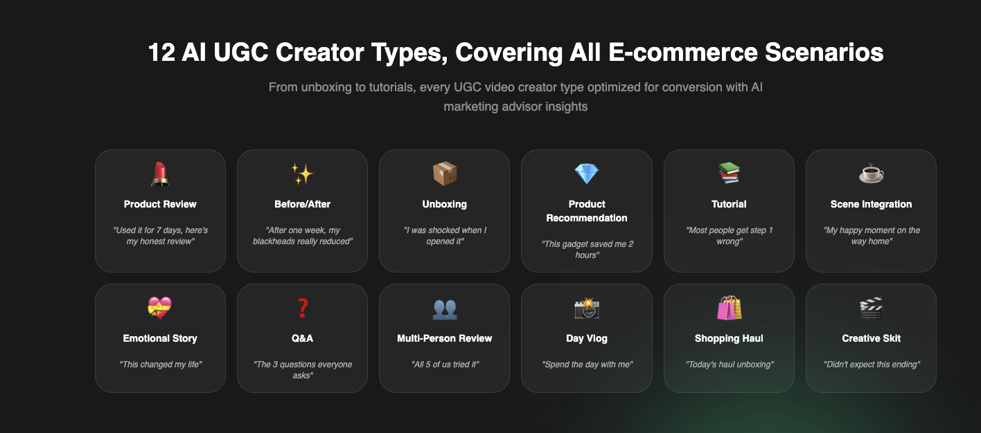 AI UGC Video Creator screenshot 1