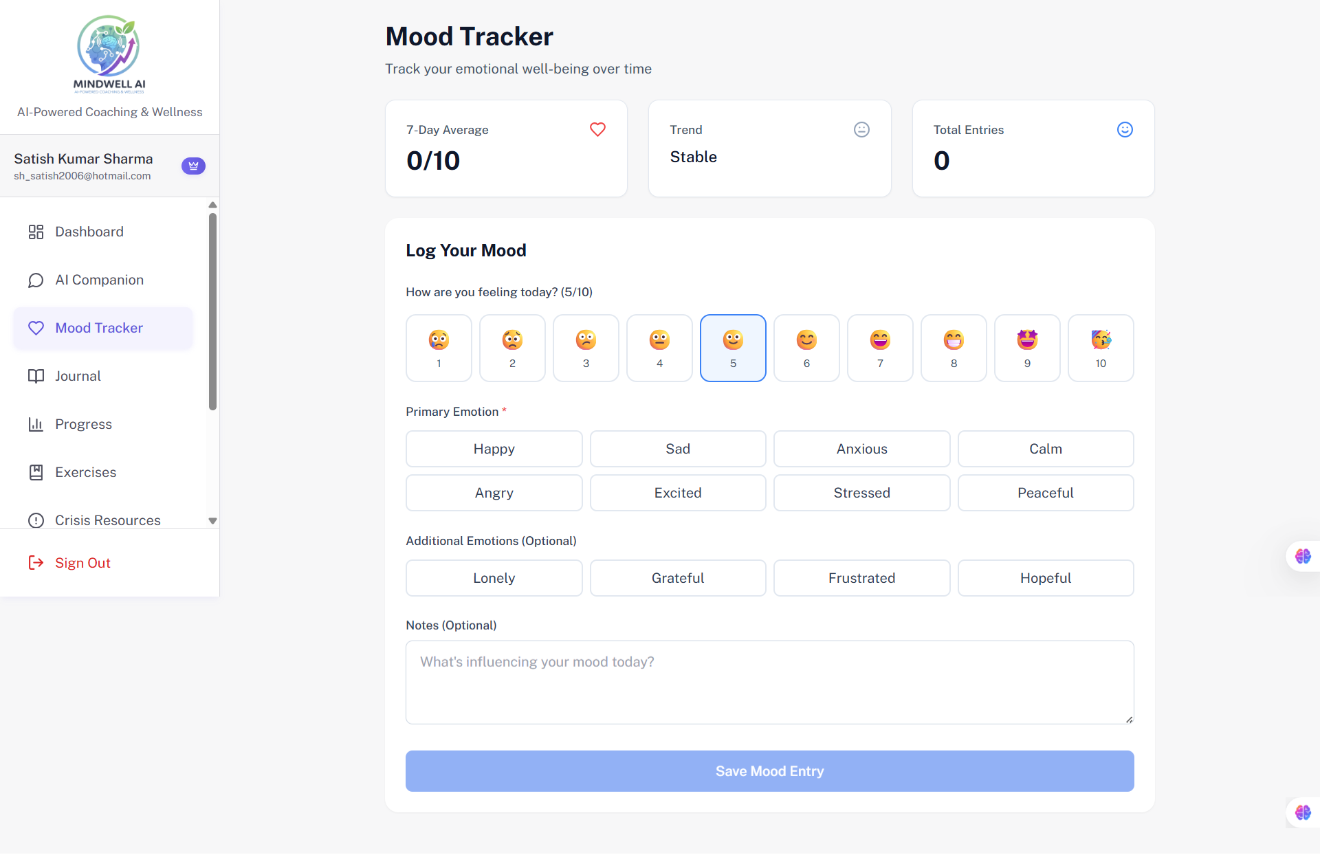Mindwell AI screenshot 3