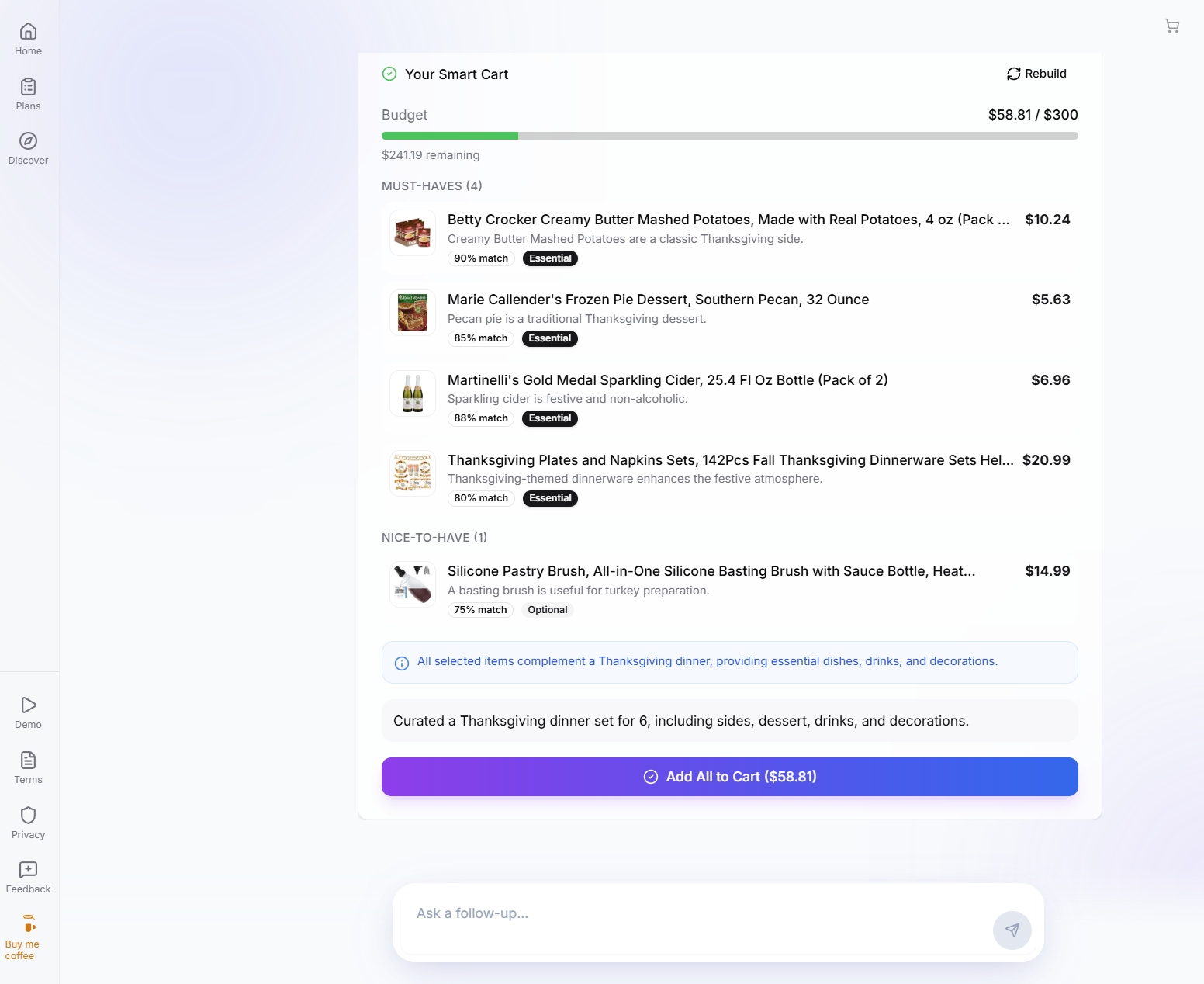 LogiCart: Your AI shopping assistant screenshot 5