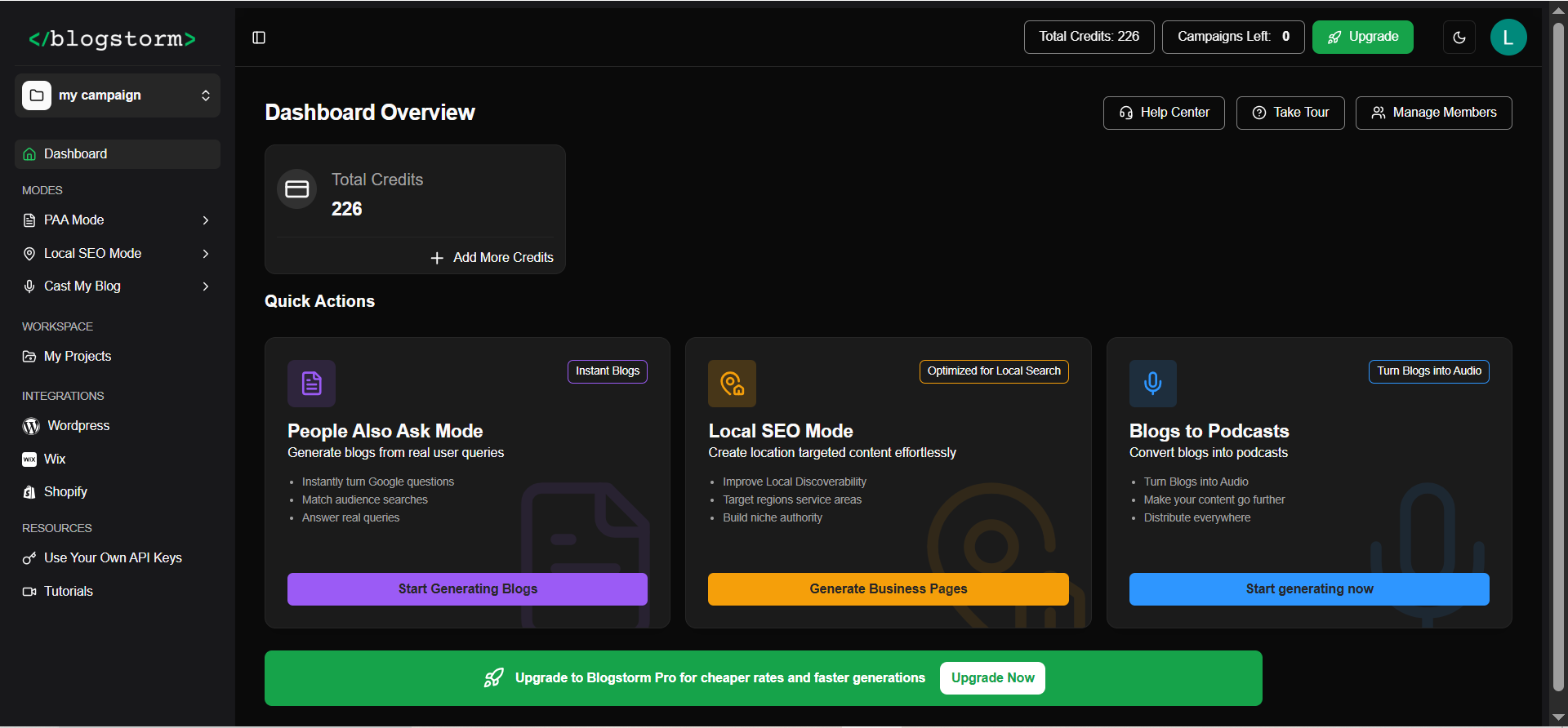 BlogStorm 2.0 screenshot 2