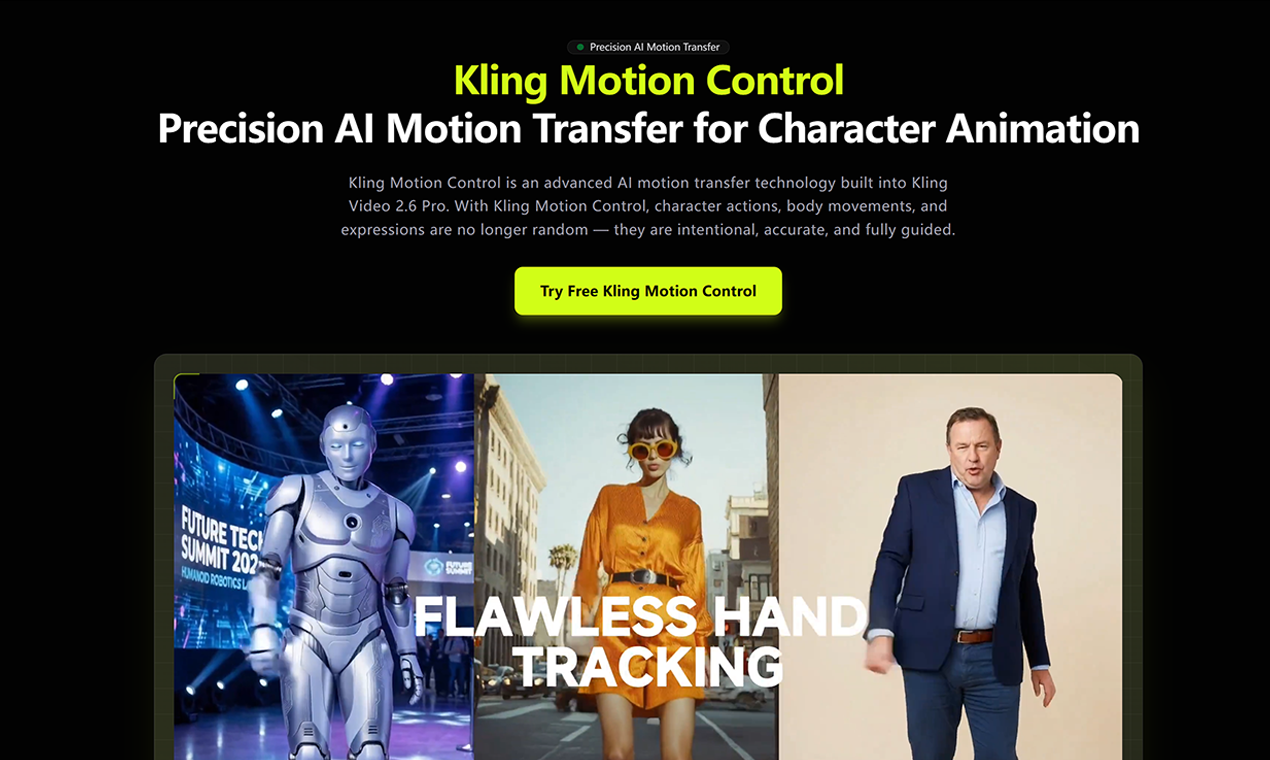 Kling Motion Control screenshot 3