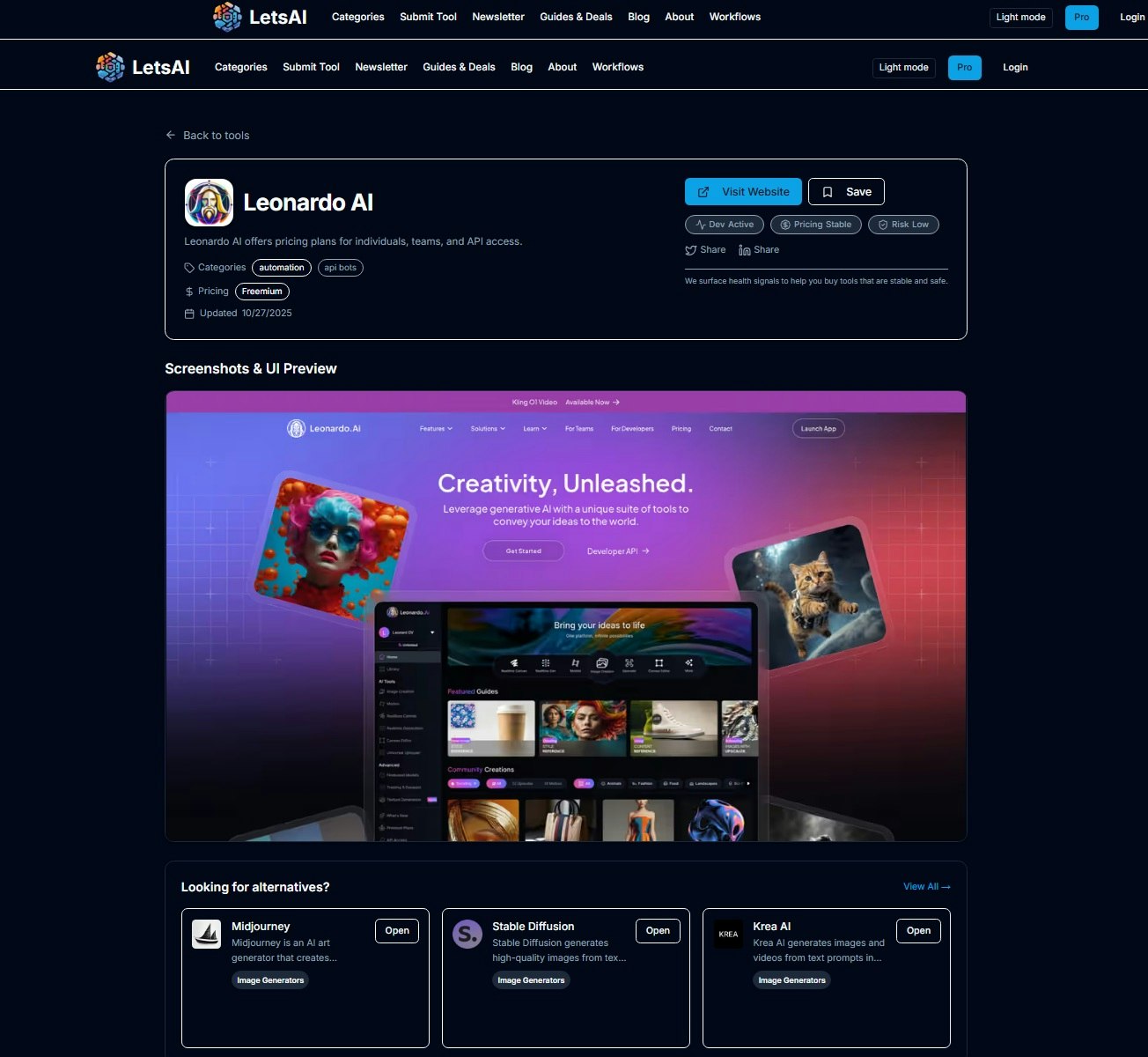 LetsAI – Smarter AI Tool Discovery screenshot 4