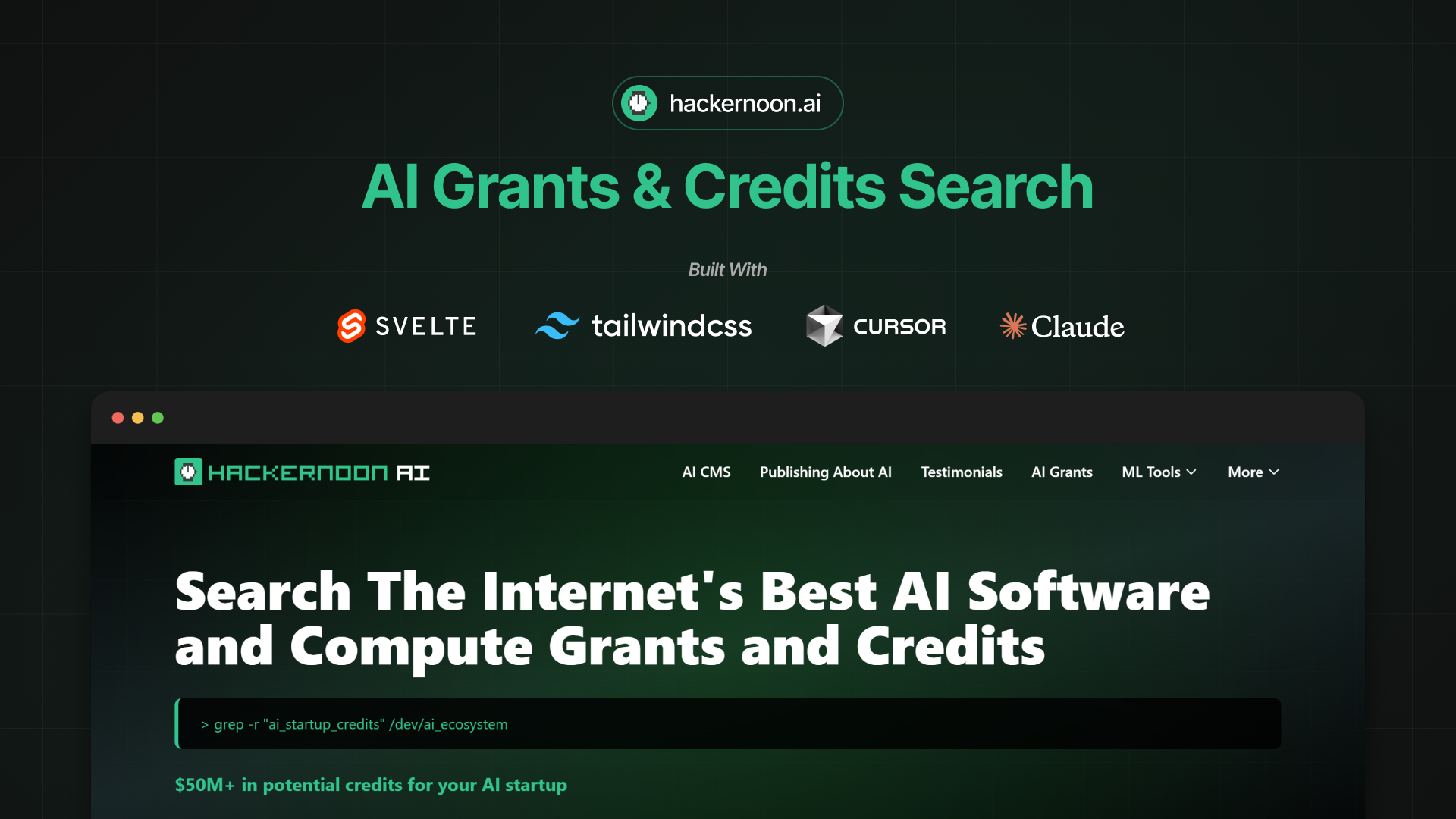 AI Grants & Credit Search by HackerNoon screenshot 1