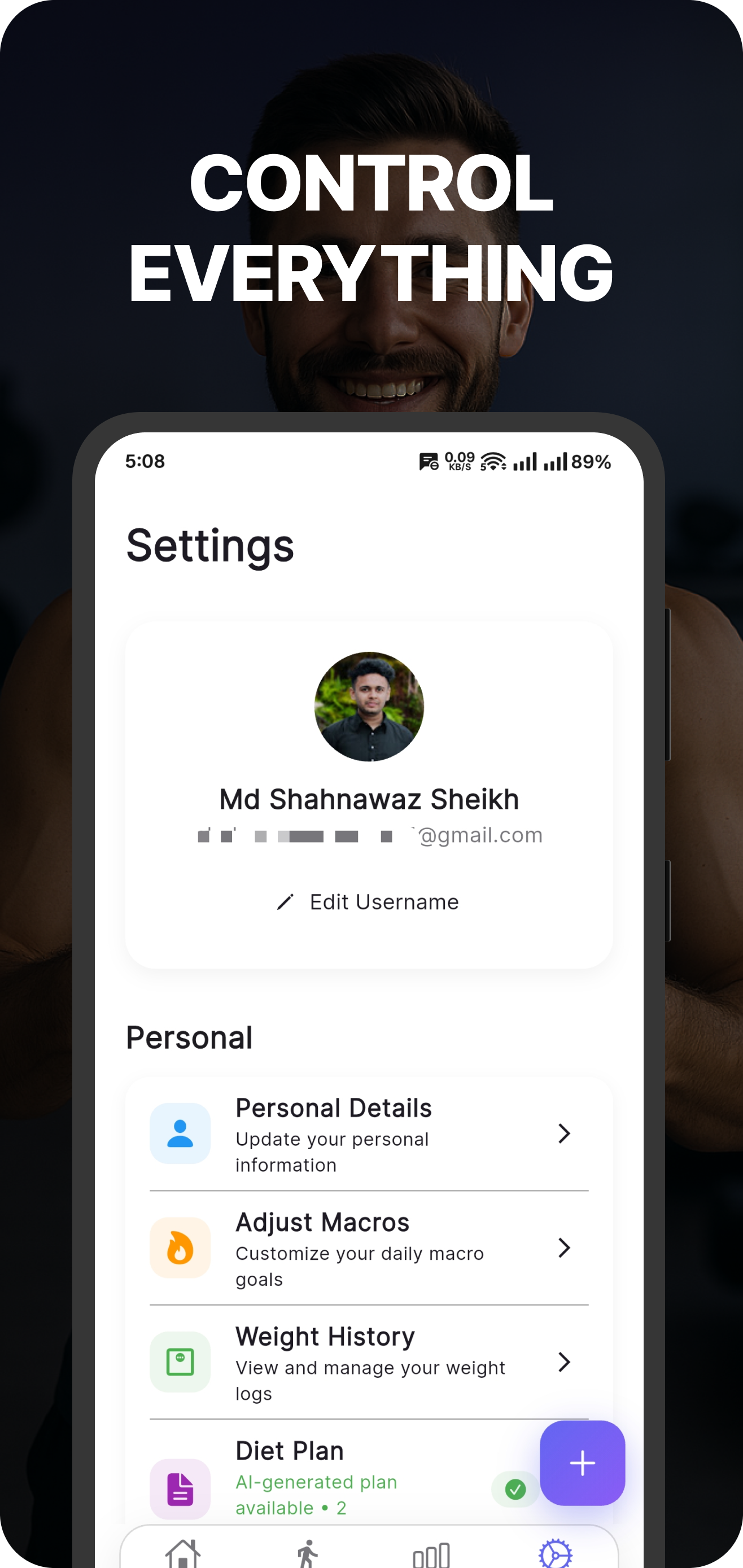 Calfinity: AI Fitness Ecosystem screenshot 8
