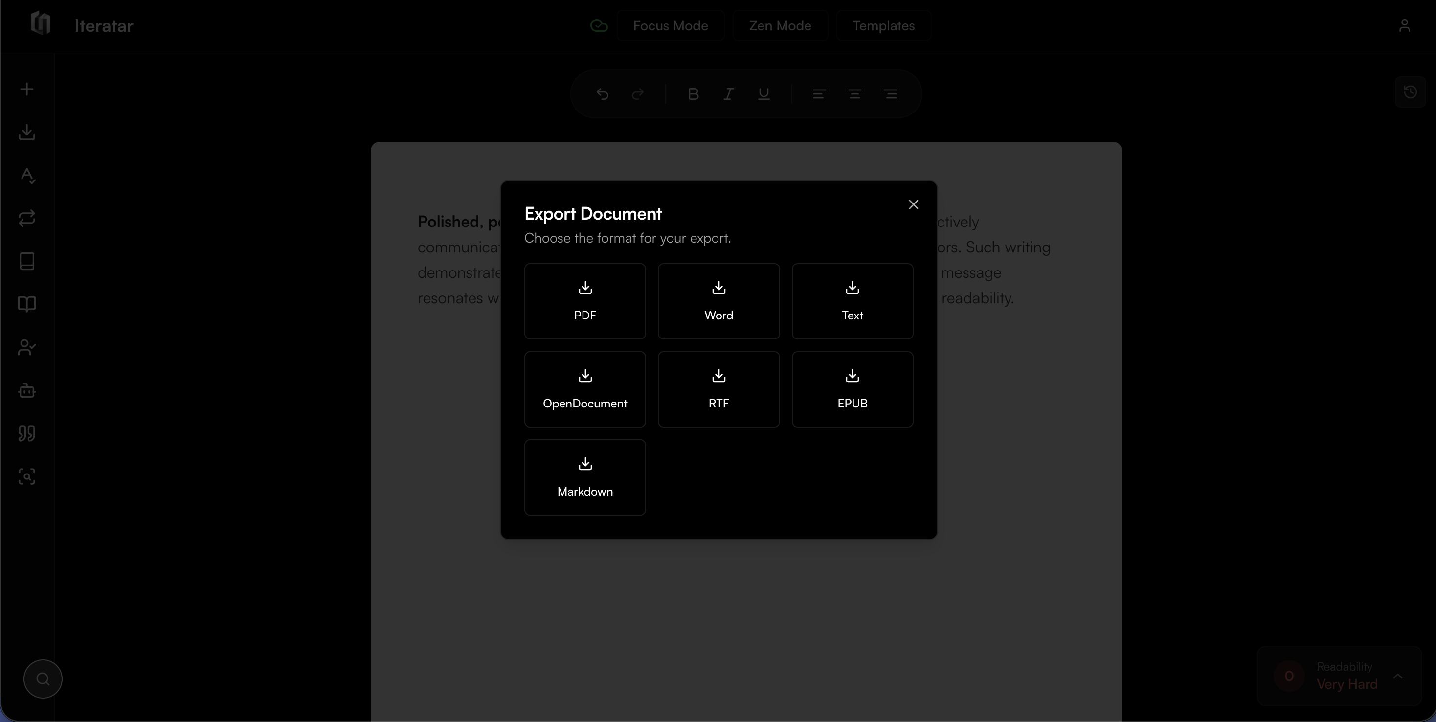 Iteratar screenshot 1