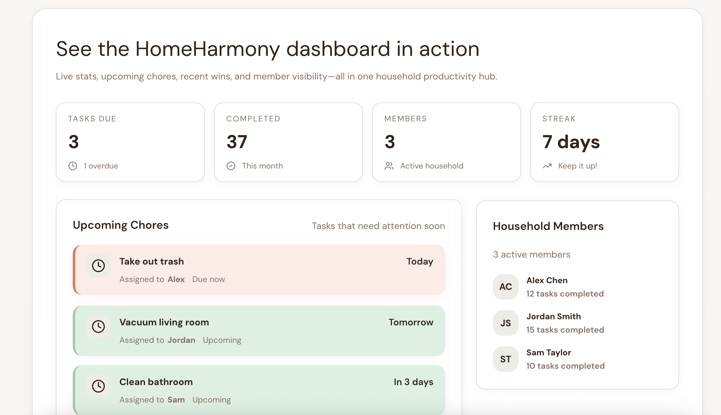 Homeharmony.life screenshot 2