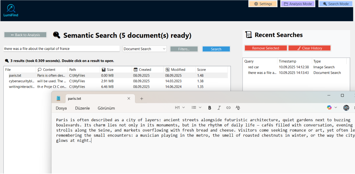 LumiFind screenshot 4