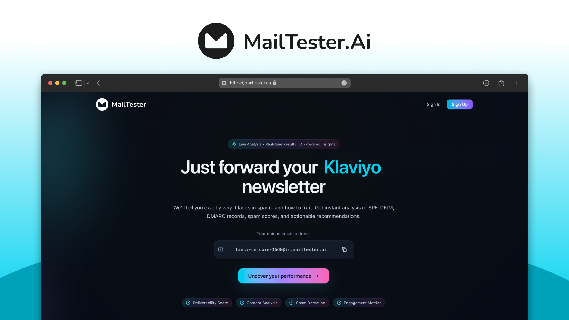 MailTester.AI screenshot 1