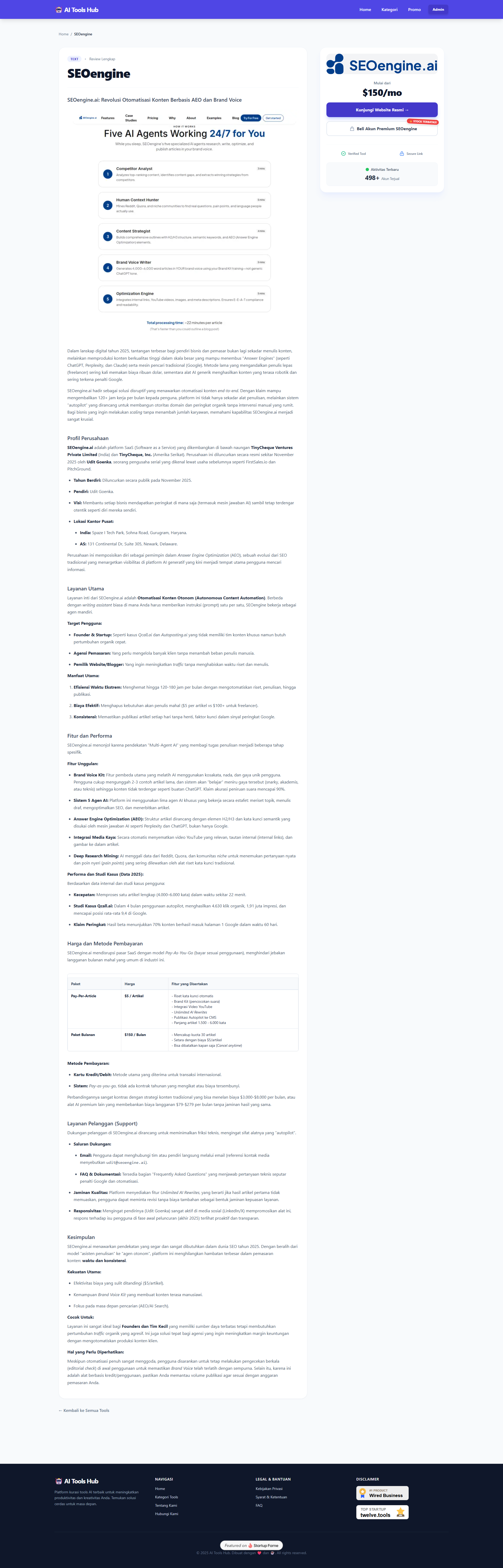 AI Tools Hub screenshot 2