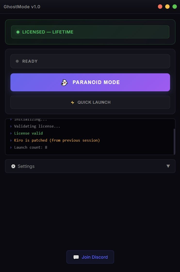 GhostMode screenshot 2
