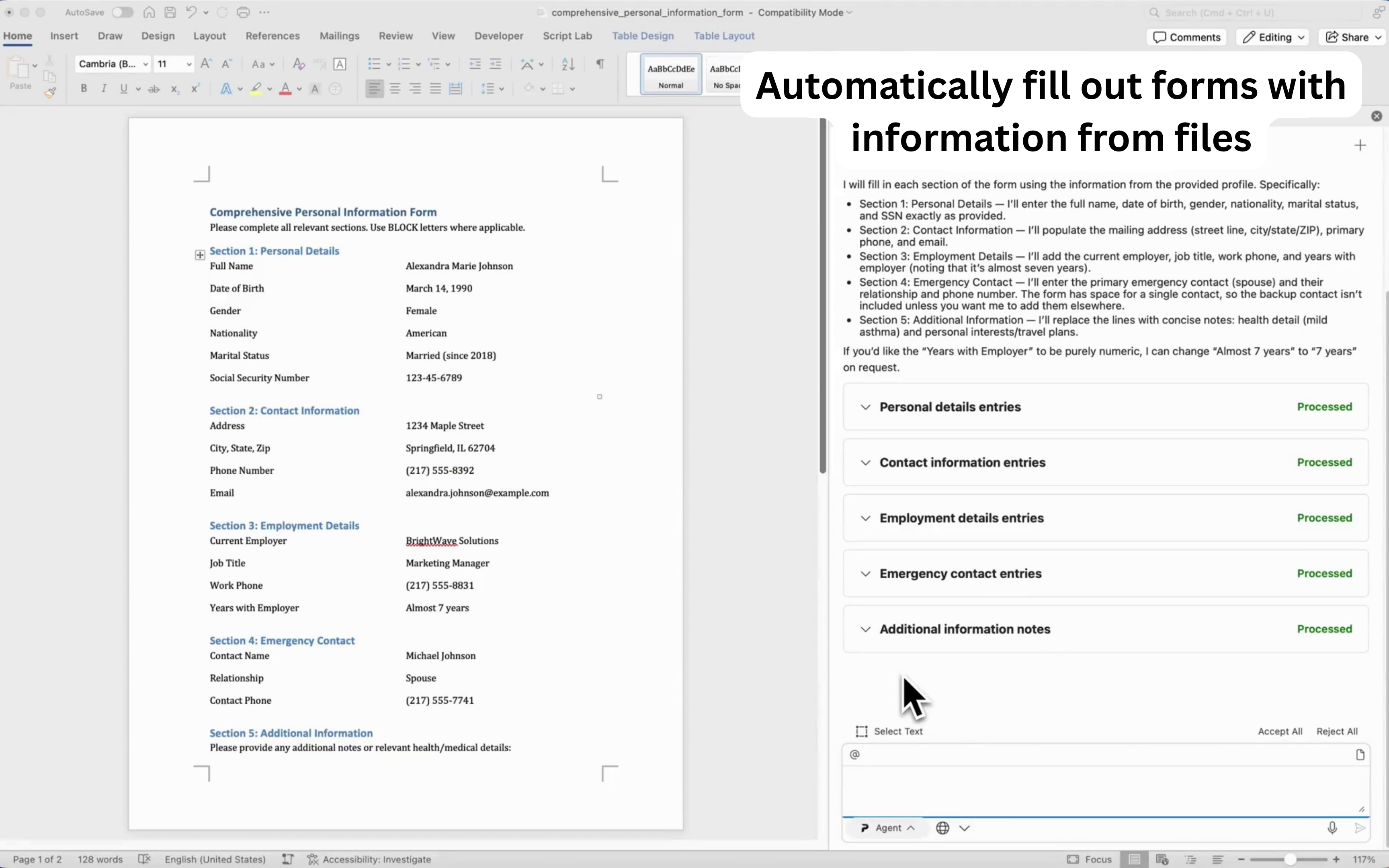Praxim for Word screenshot 7