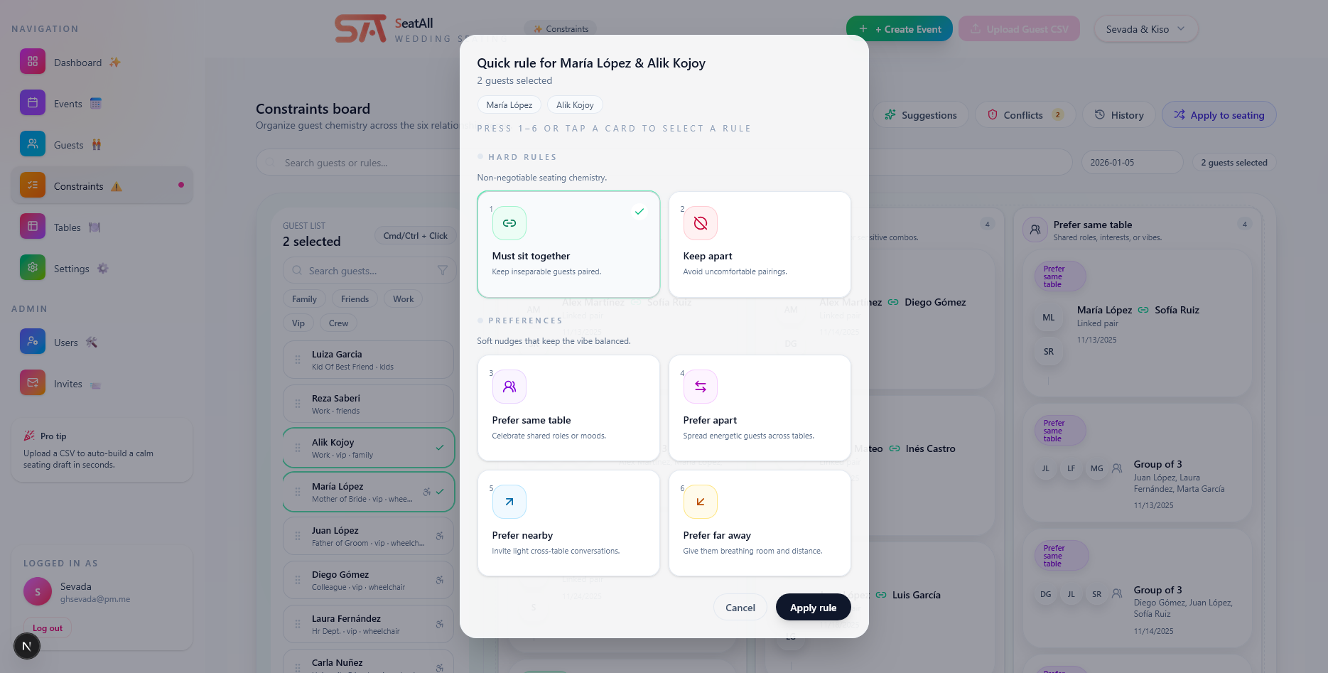 SeatAll screenshot 3