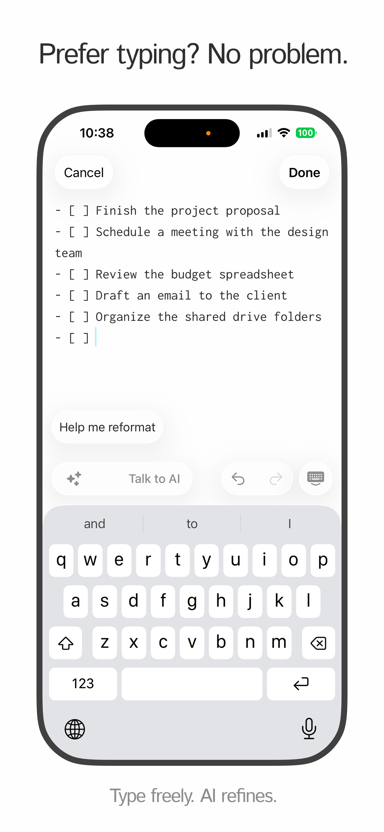 FlickNote - AI Voice Assistant screenshot 8