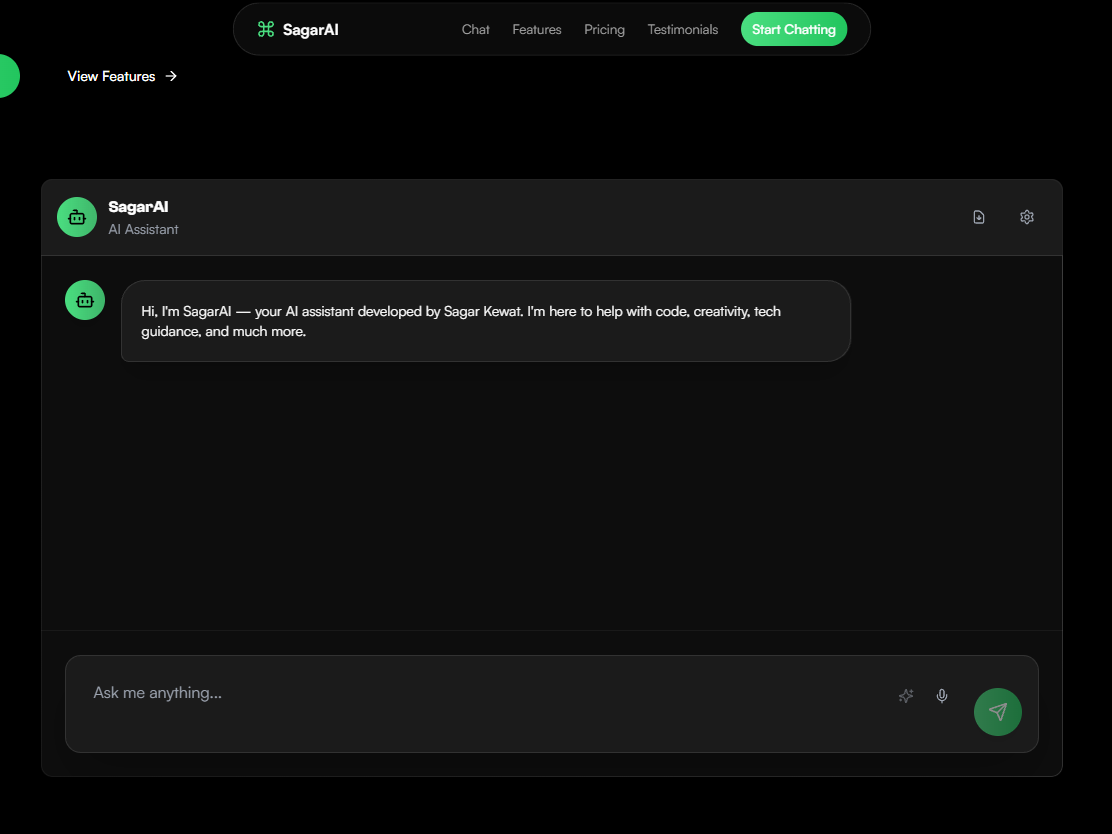SagarAI screenshot 1