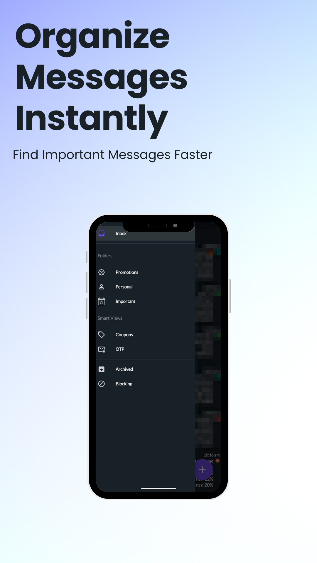Smart Messages Organizer screenshot 1