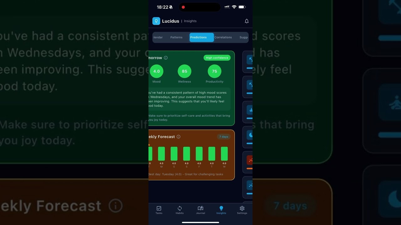 Lucidus - Tasks, Habits & Journaling screenshot 1