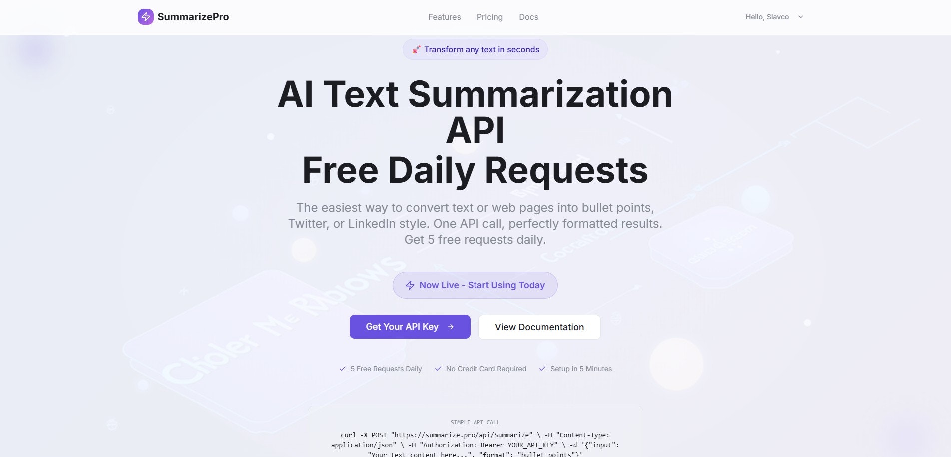 SummarizePro screenshot 1