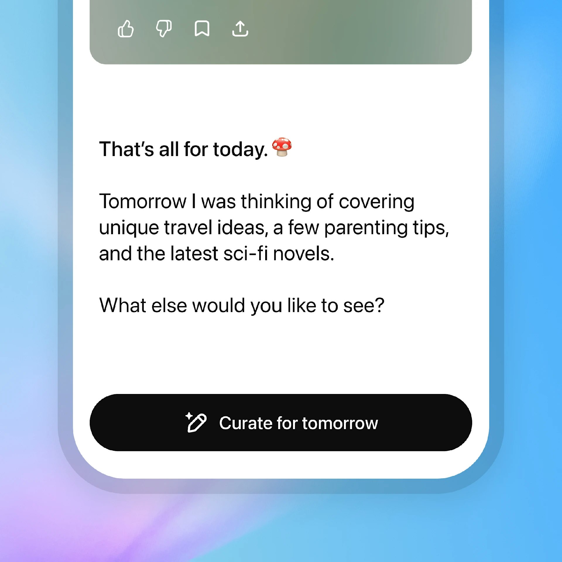 ChatGPT Pulse screenshot 3